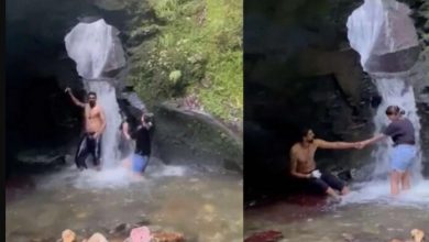 Photo of इशांत शर्मा अपनी पत्नी के साथ लिए मजे, Water Fall का वीडियो हुआ वायरल